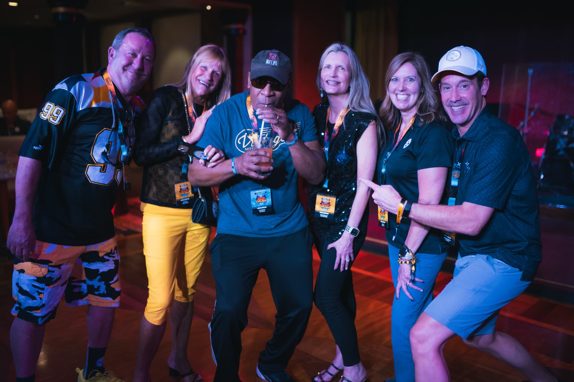Pittsburgh legends spending time with guests at the resort