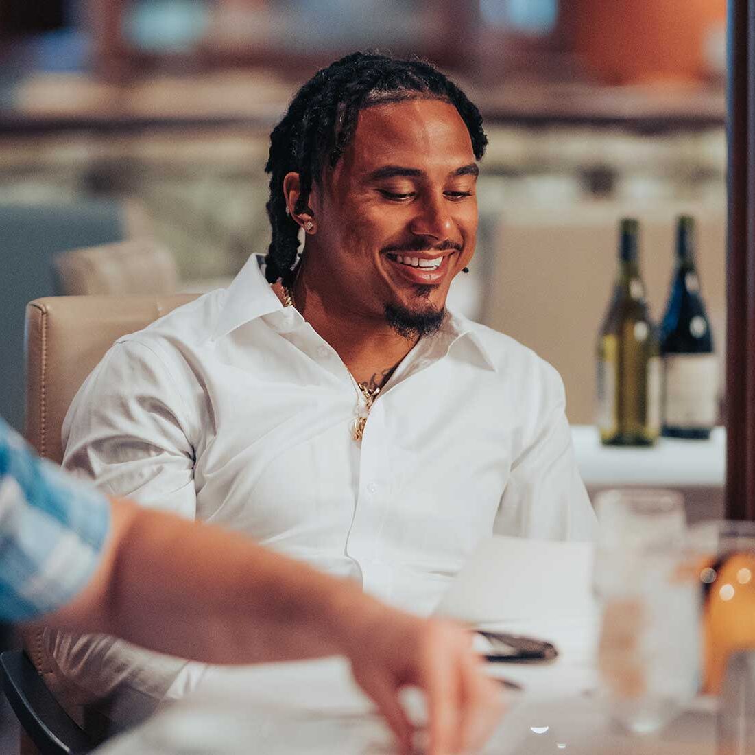 dinner with a player