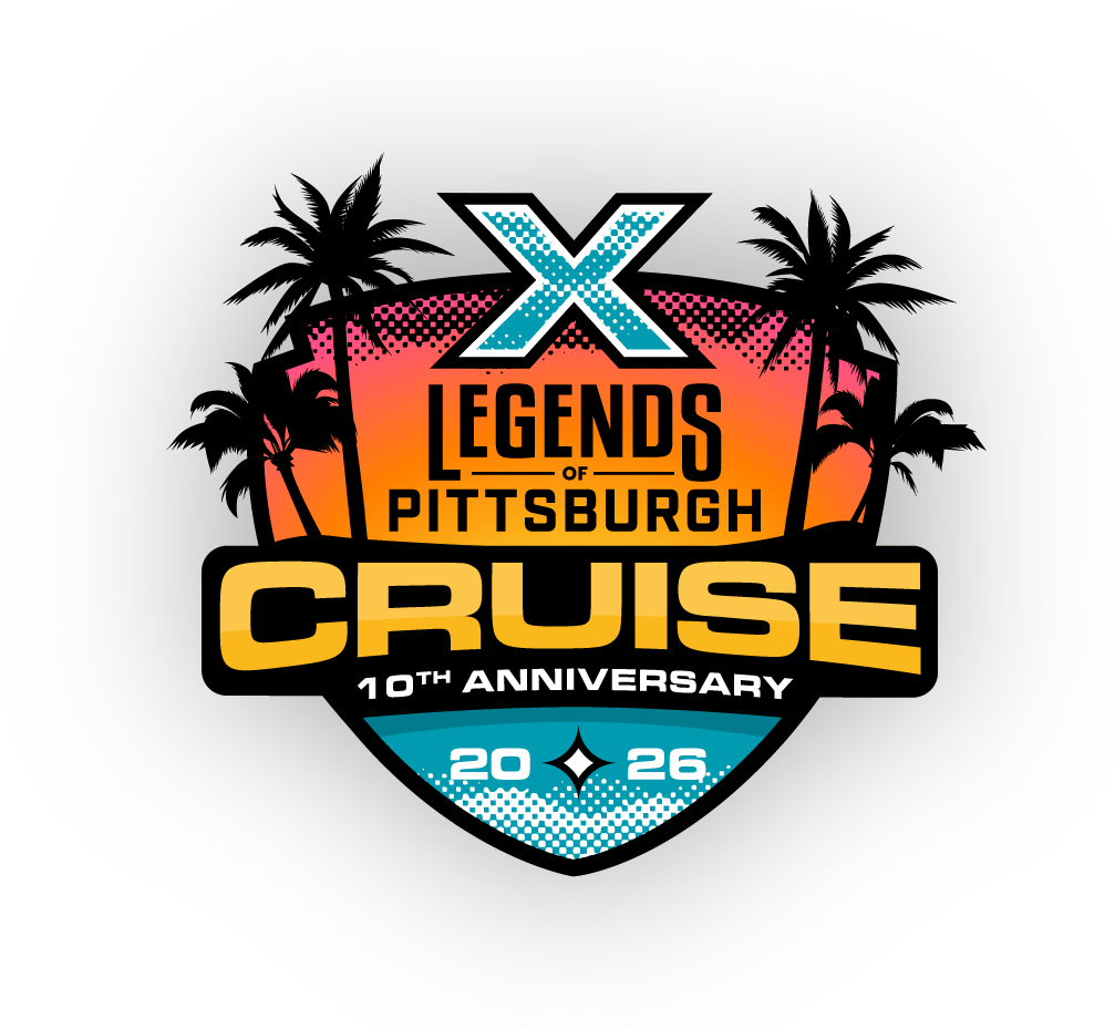 Legends of Pittsburgh Cruise 10th Anniversary logo with glow